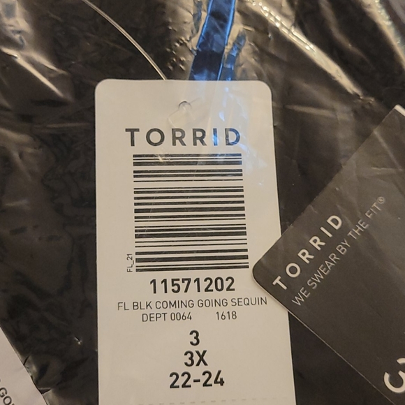 Nwt torrid 3 holiday season sequin leggings - Picture 9 of 9